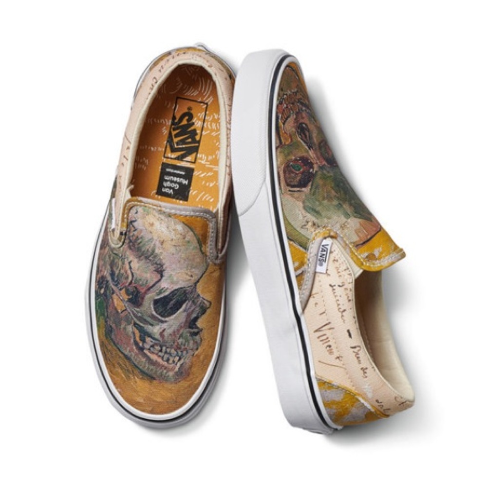 Collectible Van Gogh slip-ons